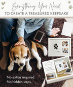 Oh So Precious Paw Print Ink Keepsake Photo Frame Kit