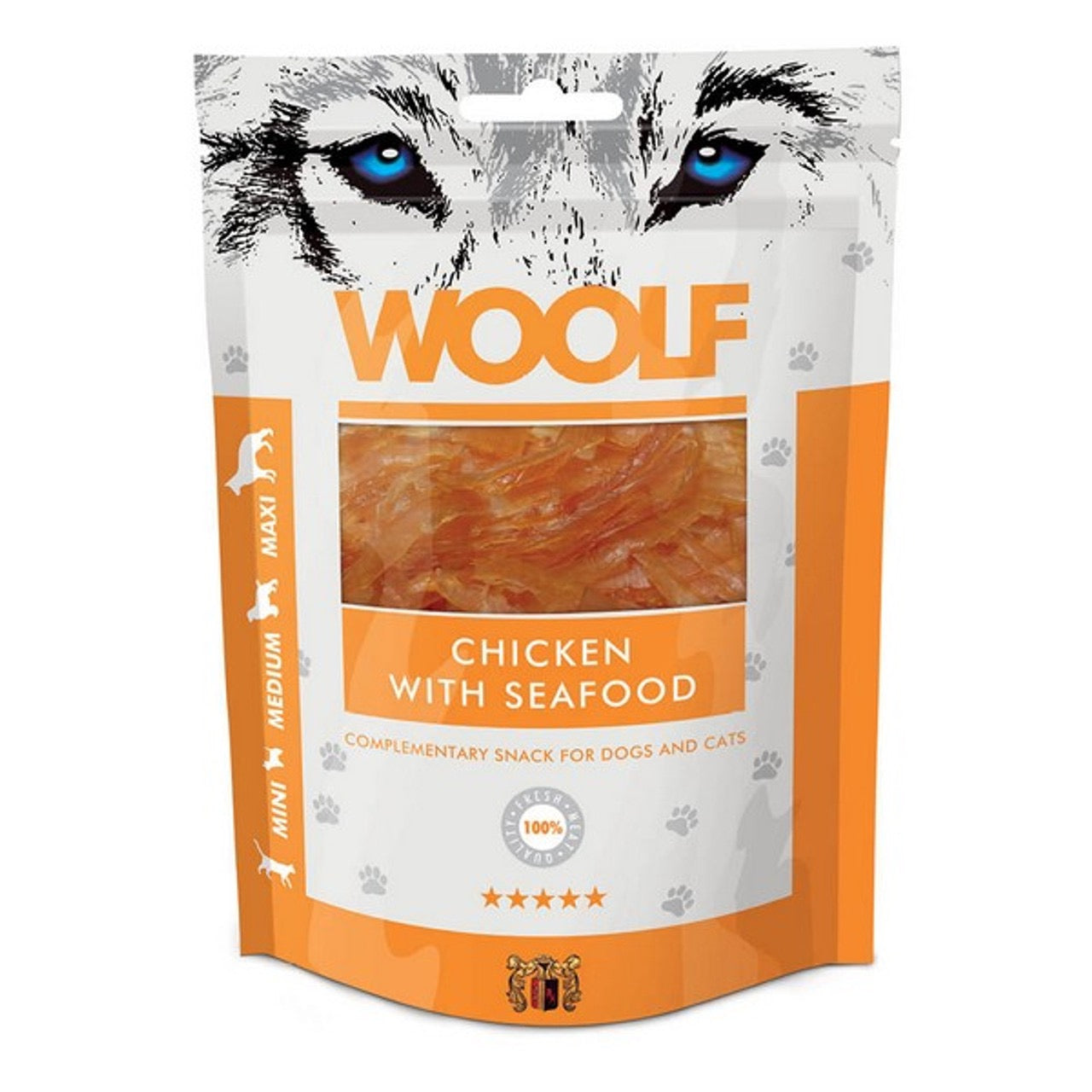 WOOLF All Natural Dog Treats - Classic and Soft Cubes Range 100g