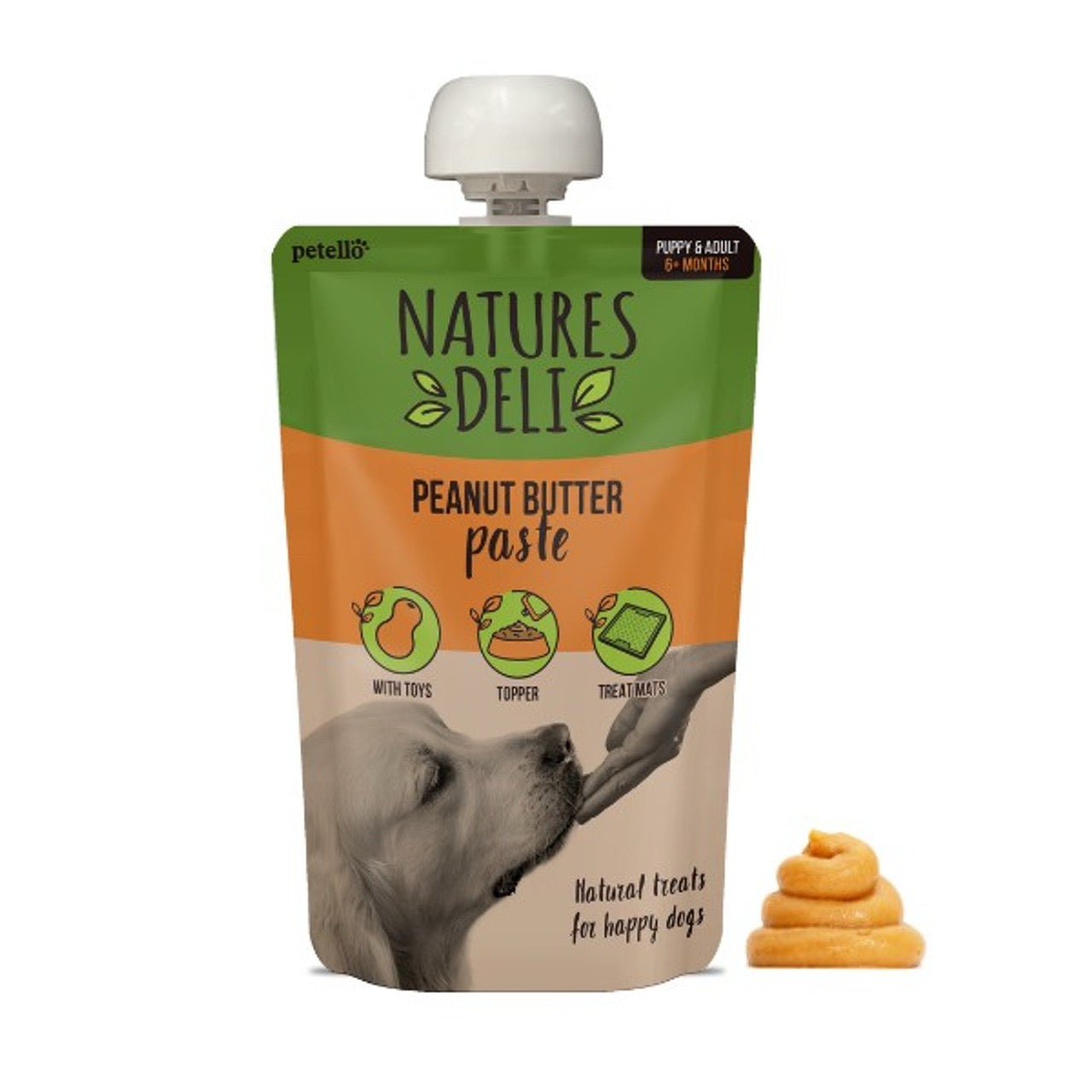 Natures Deli Paste Pouches 100g - Various Flavours - Treat for Dogs