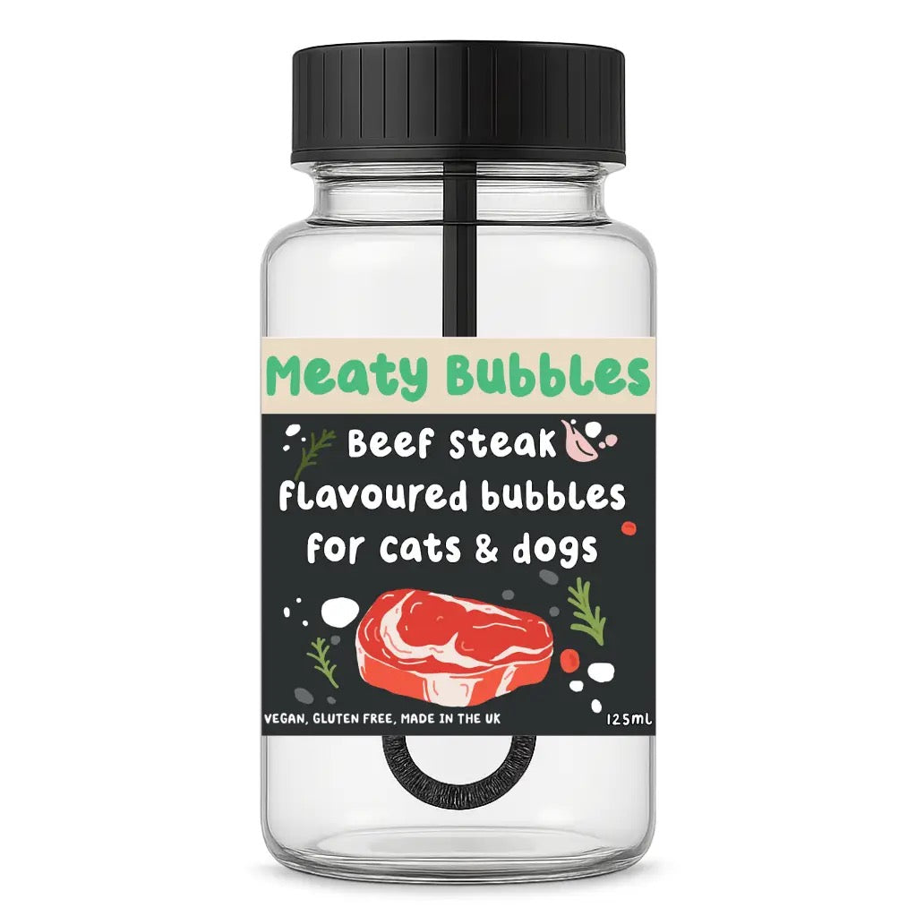 Meaty Bubbles Flavoured Bubble Mixture for Dogs & Cats