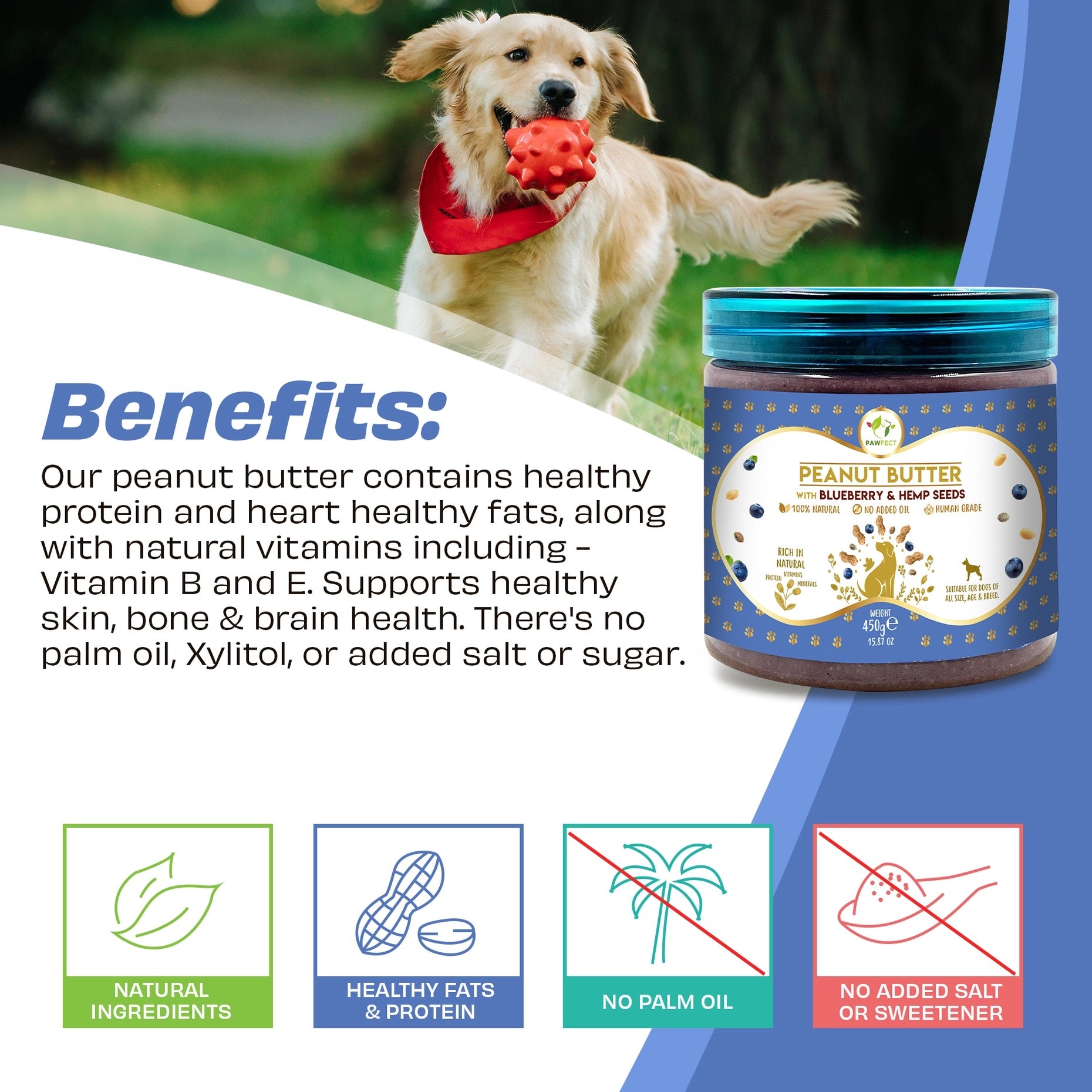 Pawfect Foods Peanut Butter for Dogs