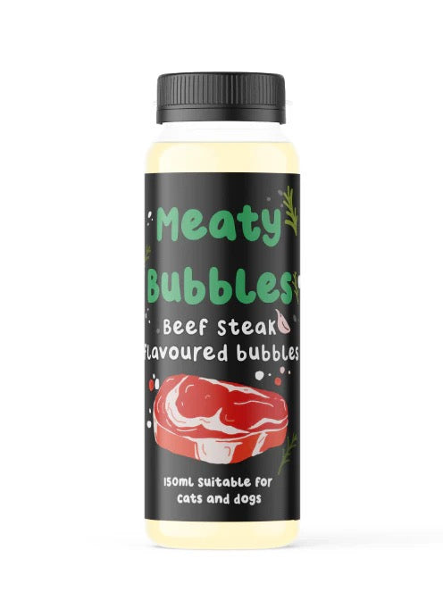 Meaty Bubbles Flavoured Bubble Mixture for Dogs & Cats
