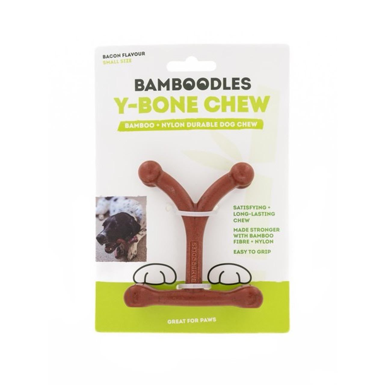 Bamboodles Bamboo + Nylon Durable Easy-grip Dog Chew