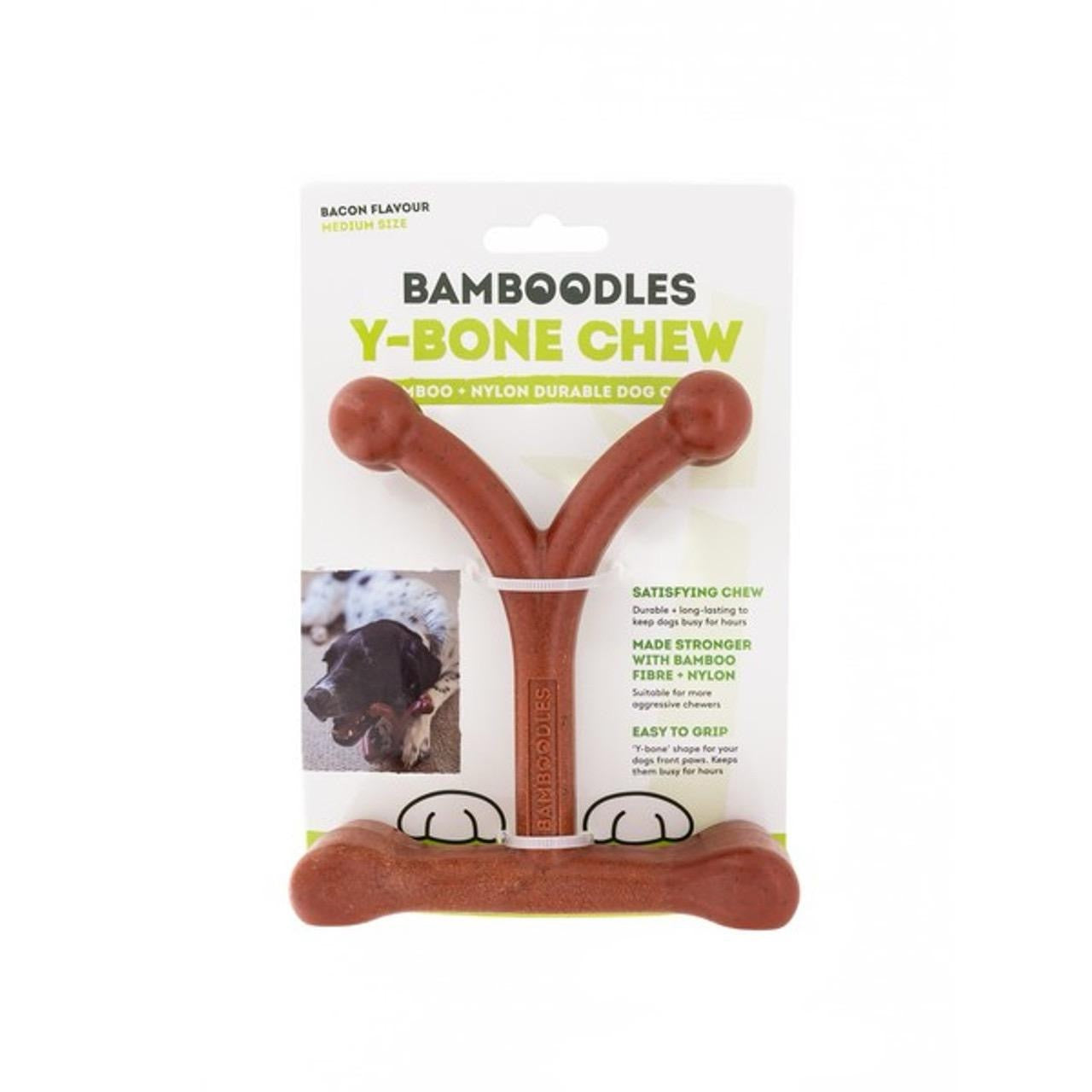 Bamboodles Bamboo + Nylon Durable Easy-grip Dog Chew