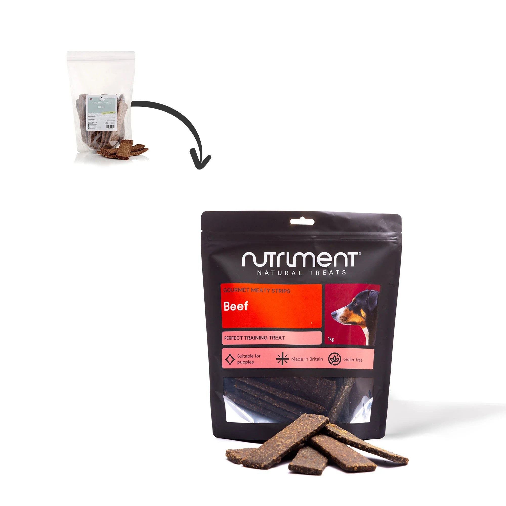 Nutriment Natural Dog Treats - Liver/Jerky/Meaty Strips - Rabbit/Chicken/Beef