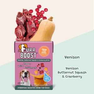 Furr Boost – Natural Hydration Drink for Dogs | Smoothie, Food Topper & Enrichment Treat