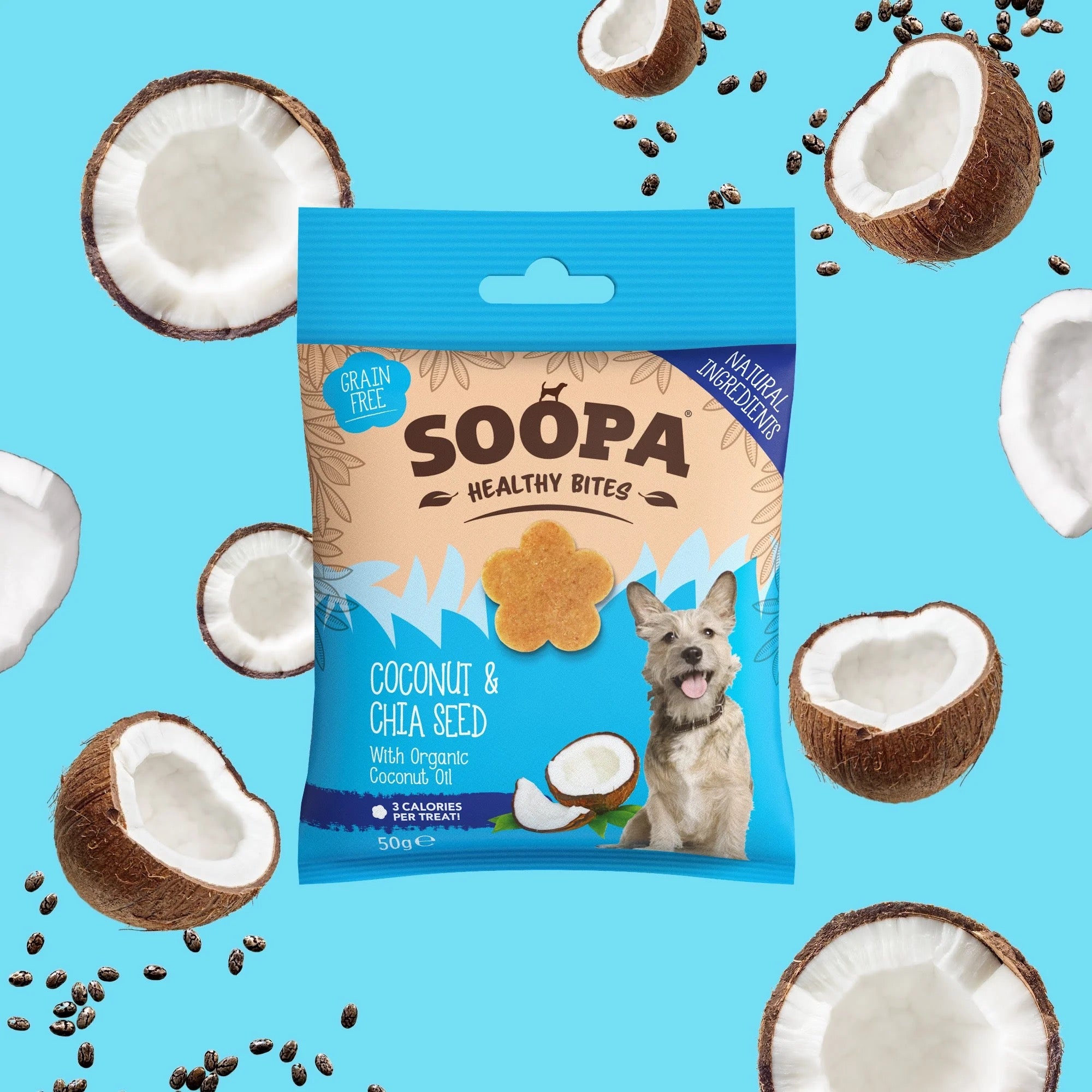 Soopa Healthy Bites & Dental Stick for Dogs, Vegan, Natural Ingredients