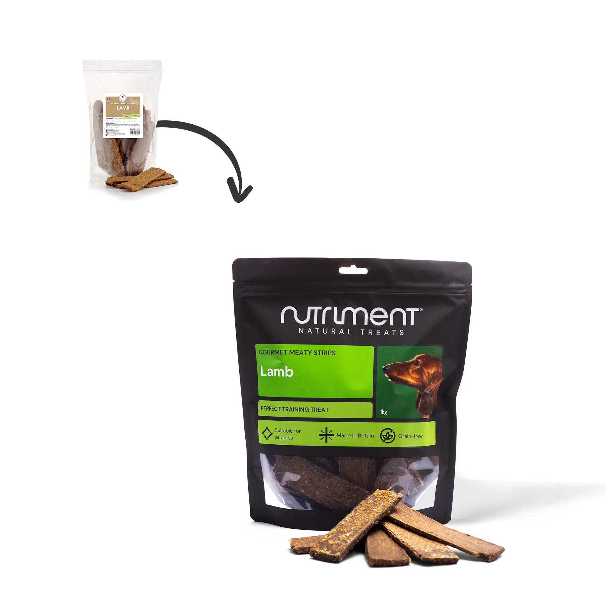 Nutriment Natural Dog Treats - Liver/Jerky/Meaty Strips - Rabbit/Chicken/Beef
