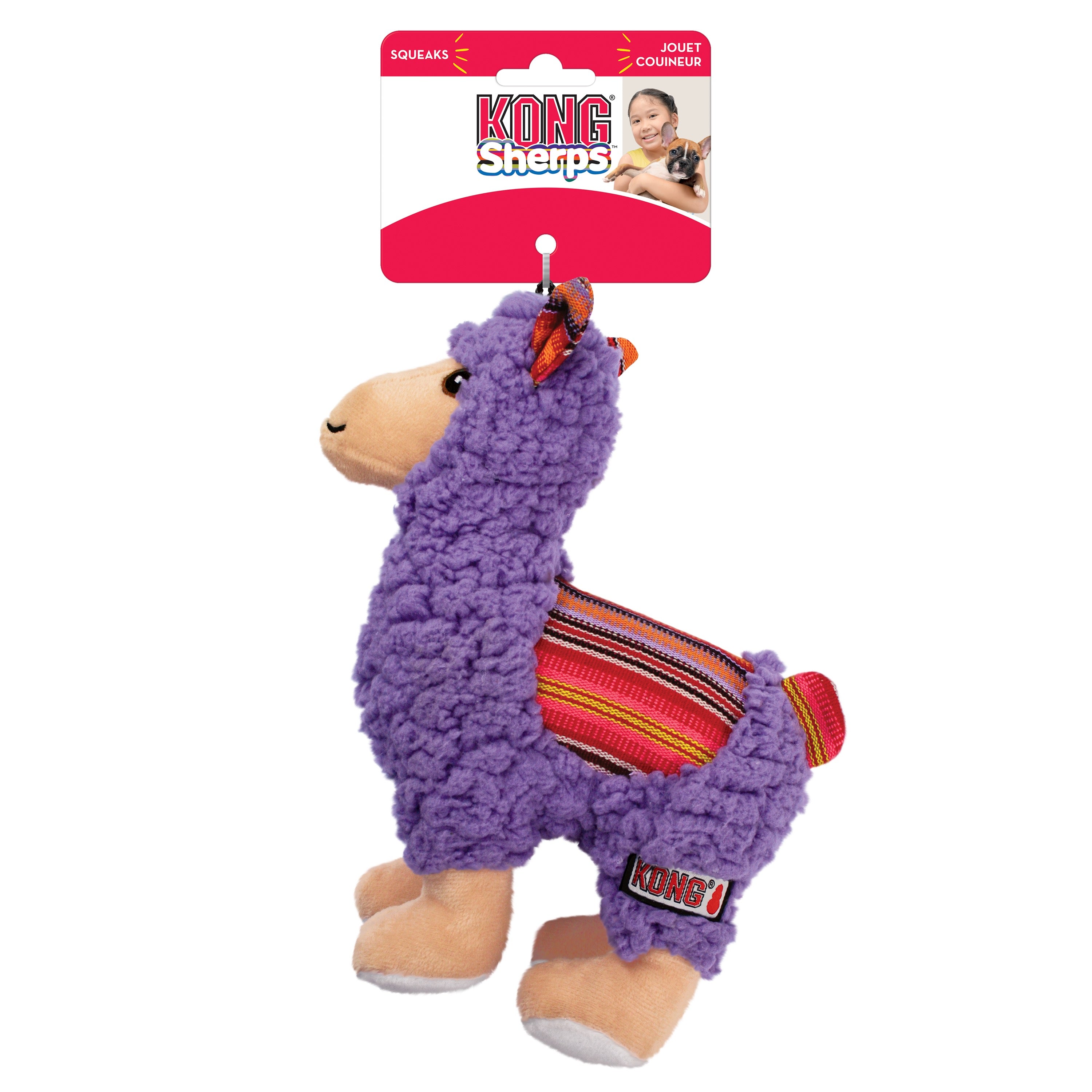KONG Sherps Plush Dog Toys - Perfect for Your Pet's Fun Playtime
