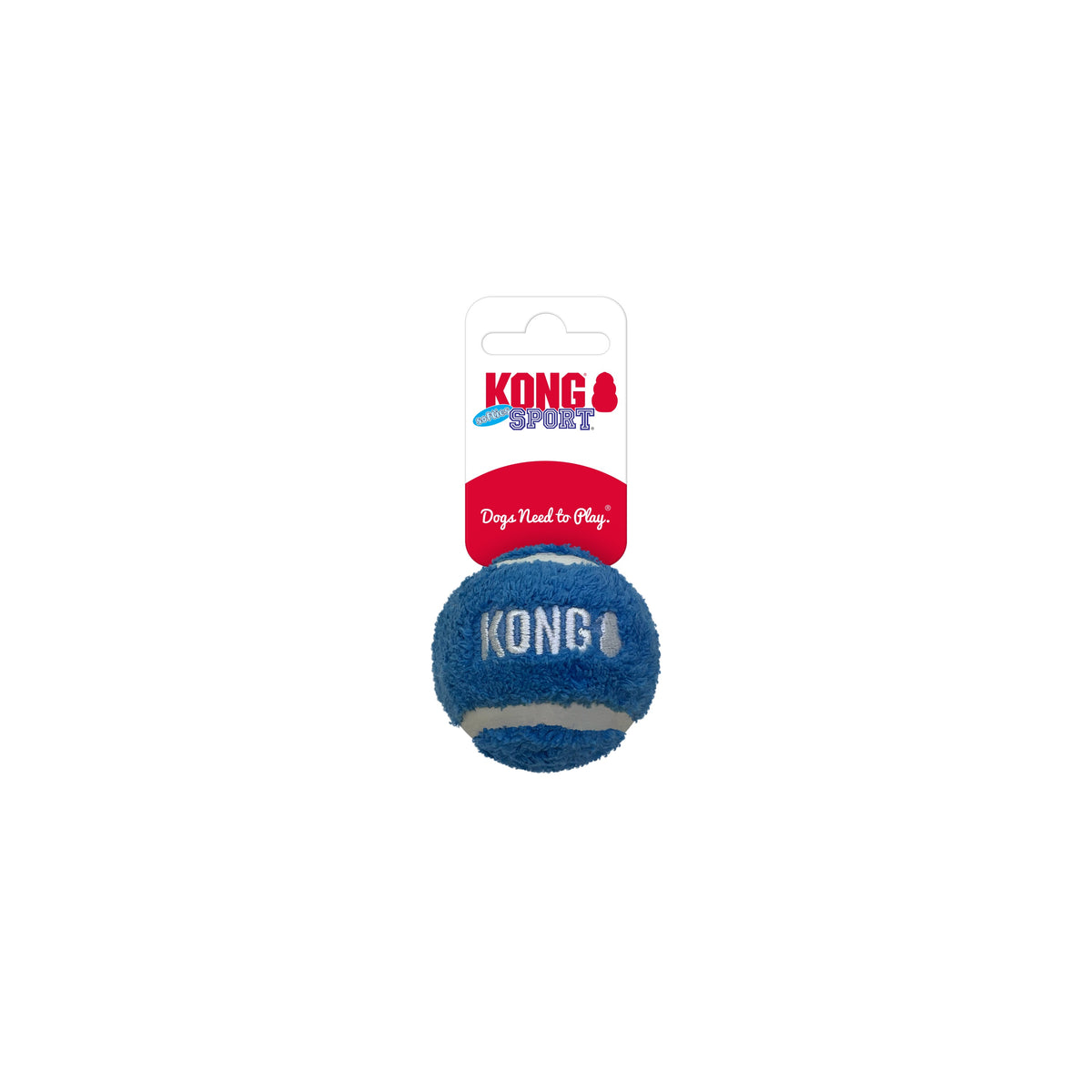 KONG Sport Softies Balls Plush Tennis Ball Dog Toys