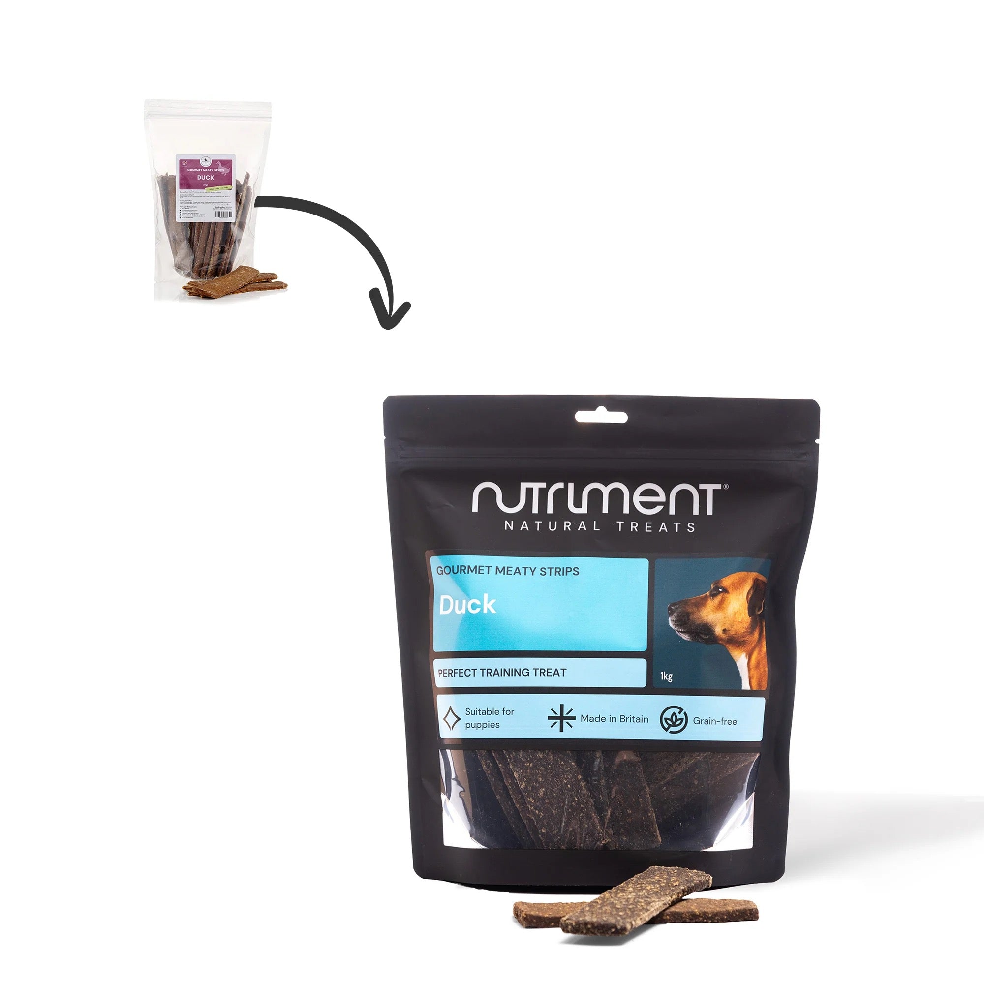 Nutriment Natural Dog Treats - Liver/Jerky/Meaty Strips - Rabbit/Chicken/Beef