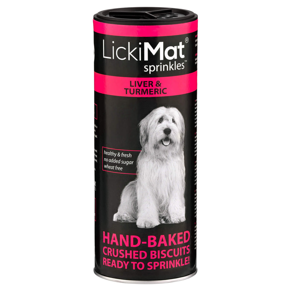 LickiMat Sprinkles Hand Baked Crushed Biscuit Dog Food Topper