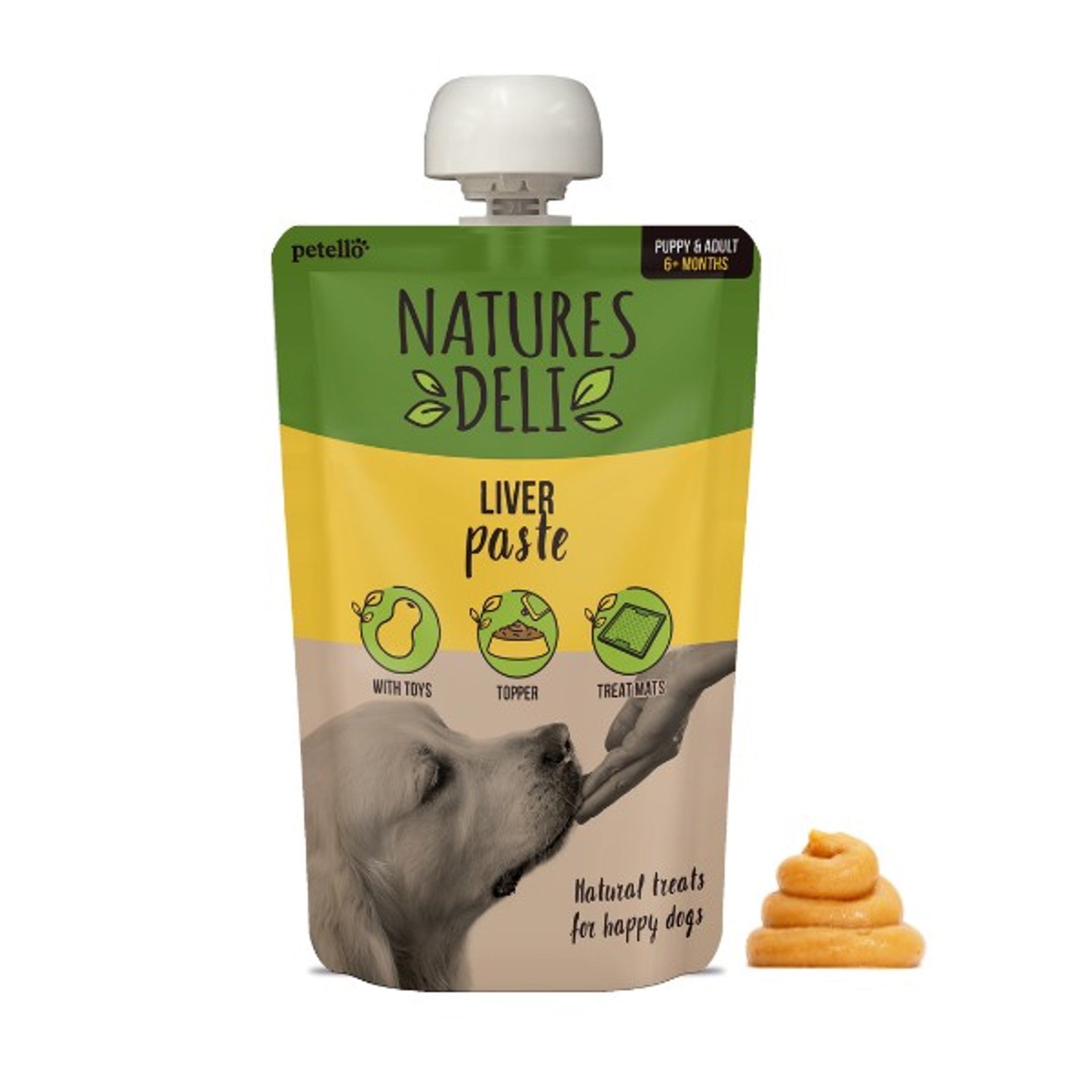 Natures Deli Paste Pouches 100g - Various Flavours - Treat for Dogs