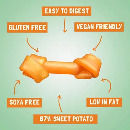 Pawtato Dog Chews - Vegan Sweet Potato Dog Treats and Chews