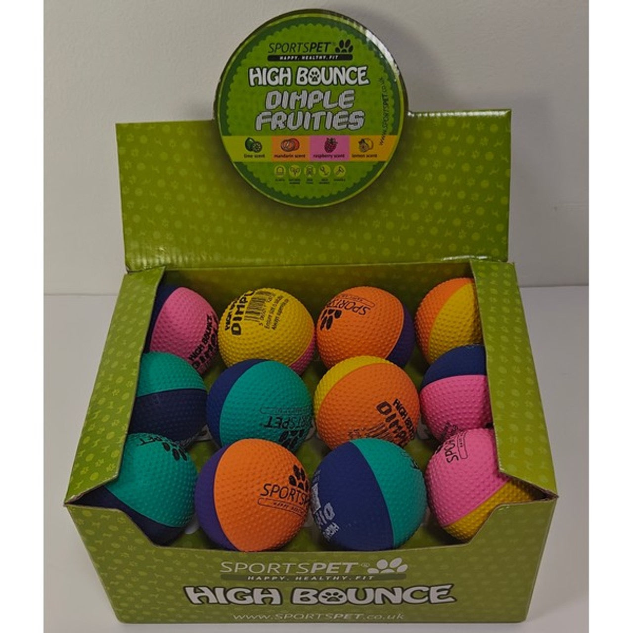 SPORTSPET Range of Dog Balls - Football, Volleyball and Rugby for Dogs