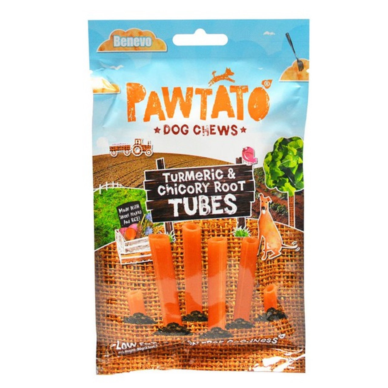 Pawtato Dog Chews - Vegan Sweet Potato Dog Treats and Chews