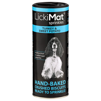 LickiMat Sprinkles Hand Baked Crushed Biscuit Dog Food Topper