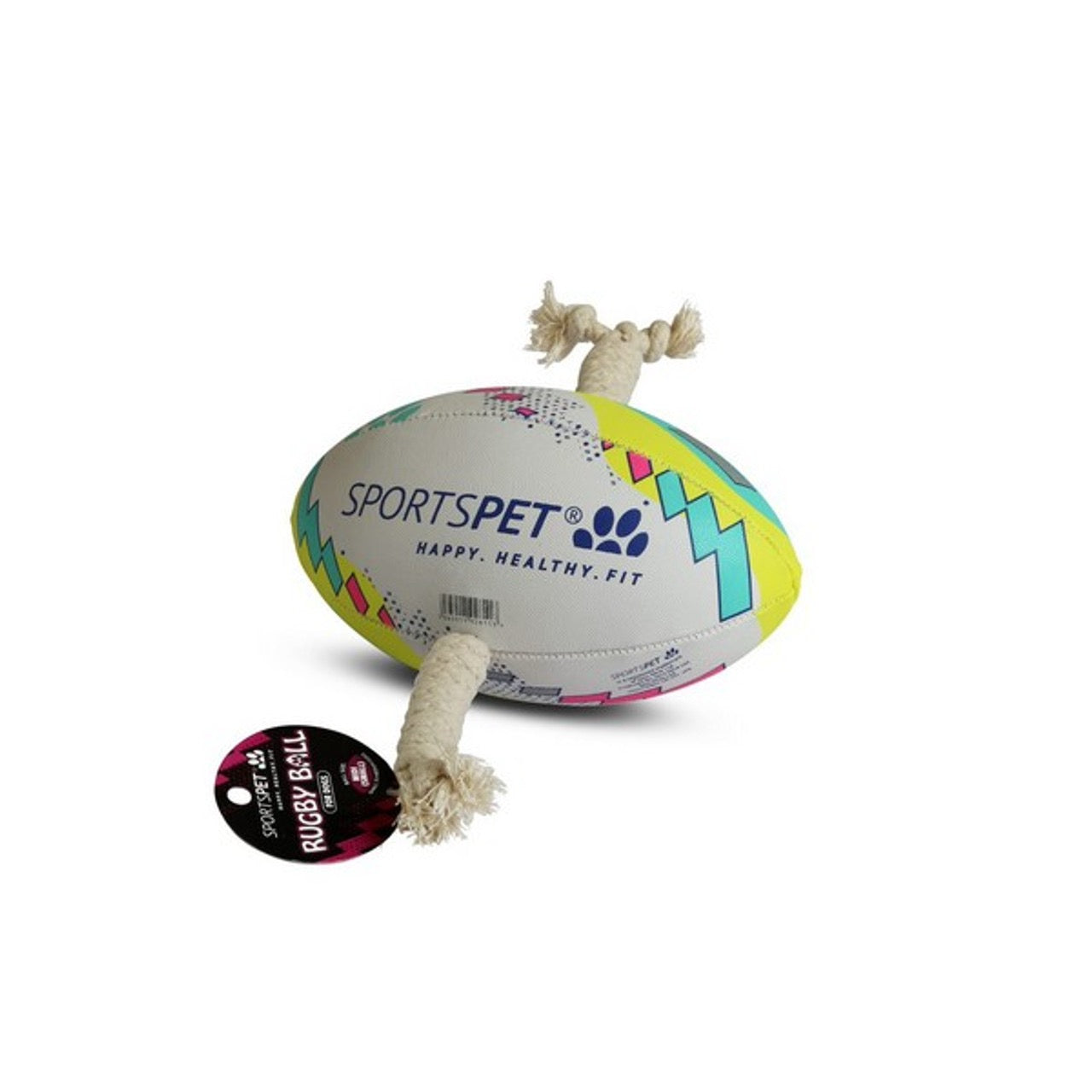 SPORTSPET Range of Dog Balls - Football, Volleyball and Rugby for Dogs