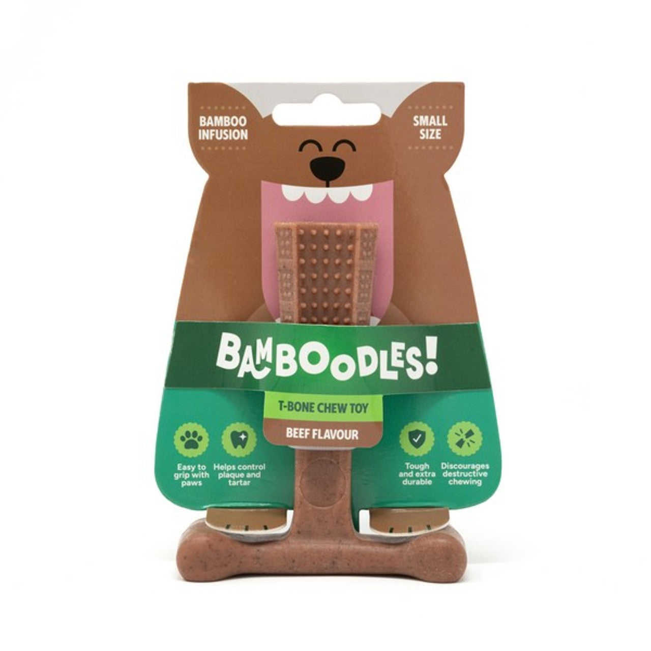 Bamboodles Bamboo + Nylon Durable Easy-grip Dog Chew