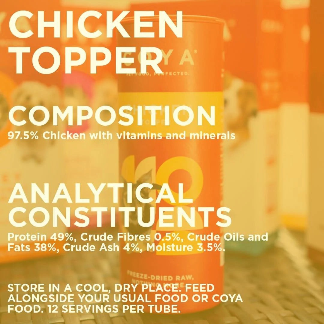 Coya Freeze Dried Meal Toppers for Dogs 50g