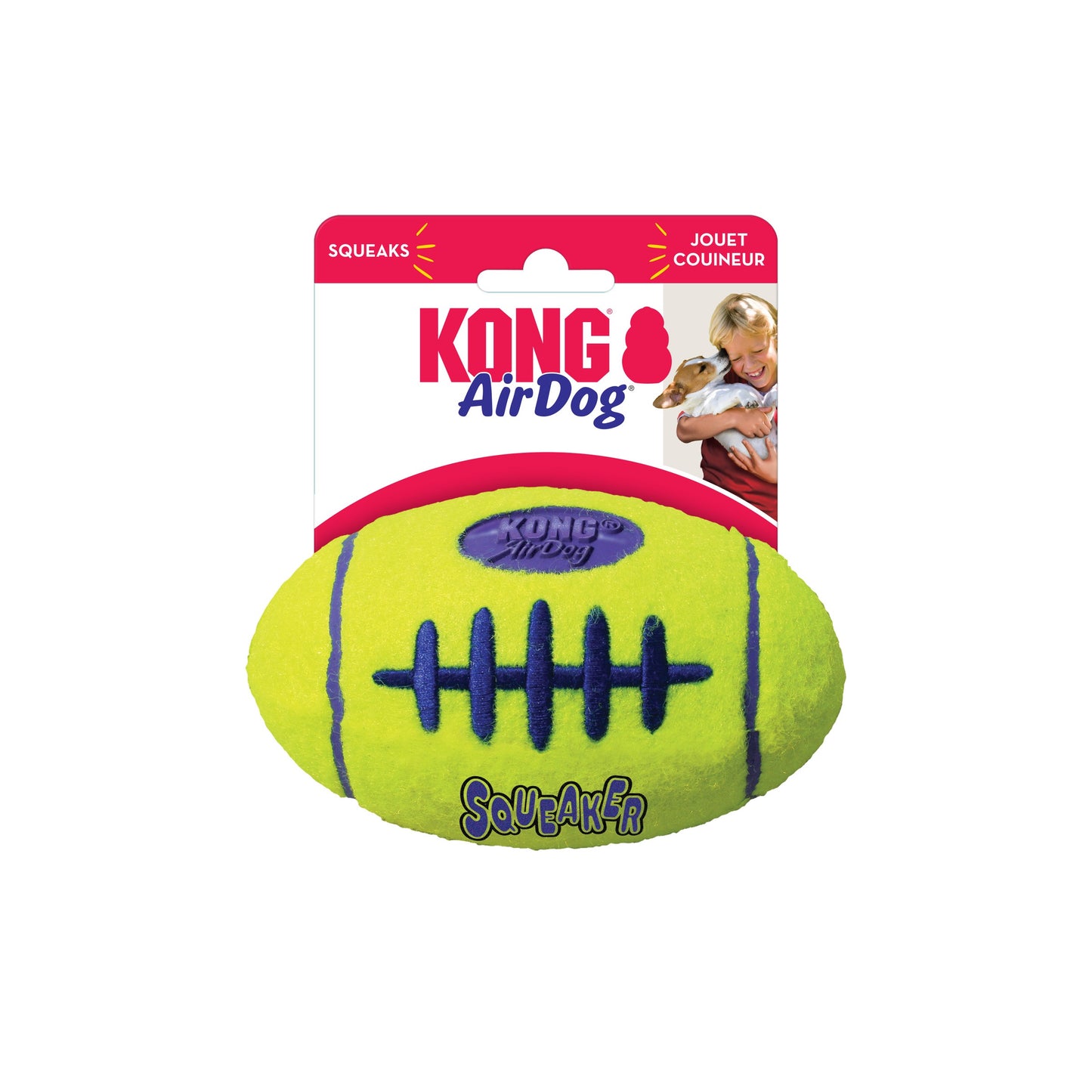 KONG SqueakAir AirDog Range - Fetch Toys for Dogs - Balls