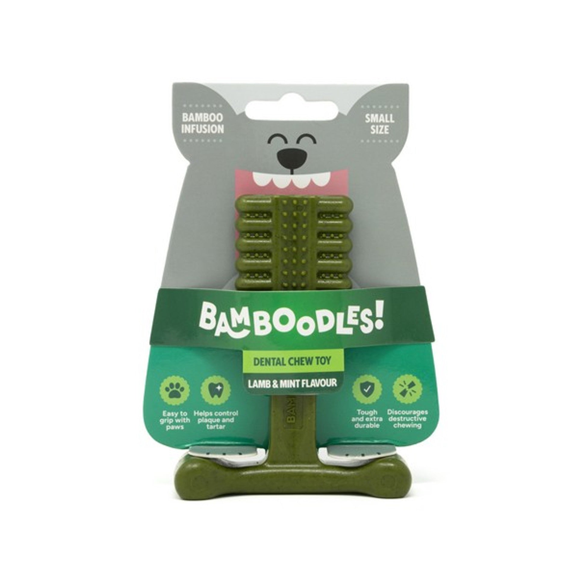 Bamboodles Bamboo + Nylon Durable Easy-grip Dog Chew