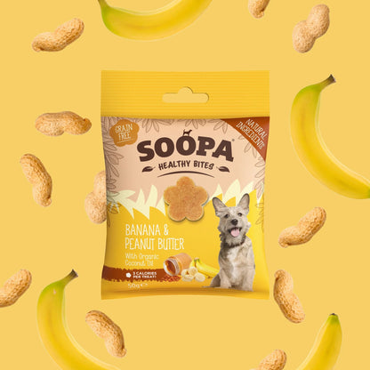 Soopa Healthy Bites - Treats for Dogs, Vegan, Natural Ingredients 50g
