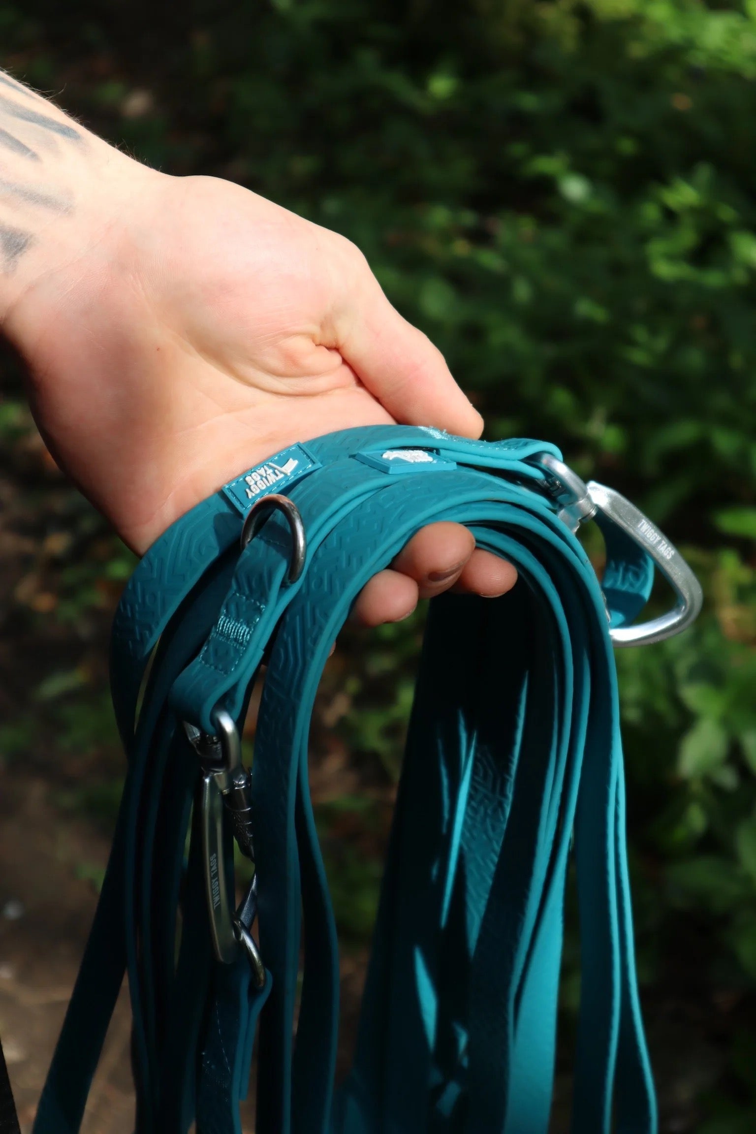 Twiggy Tags Tidal Waterproof Leads - Azure