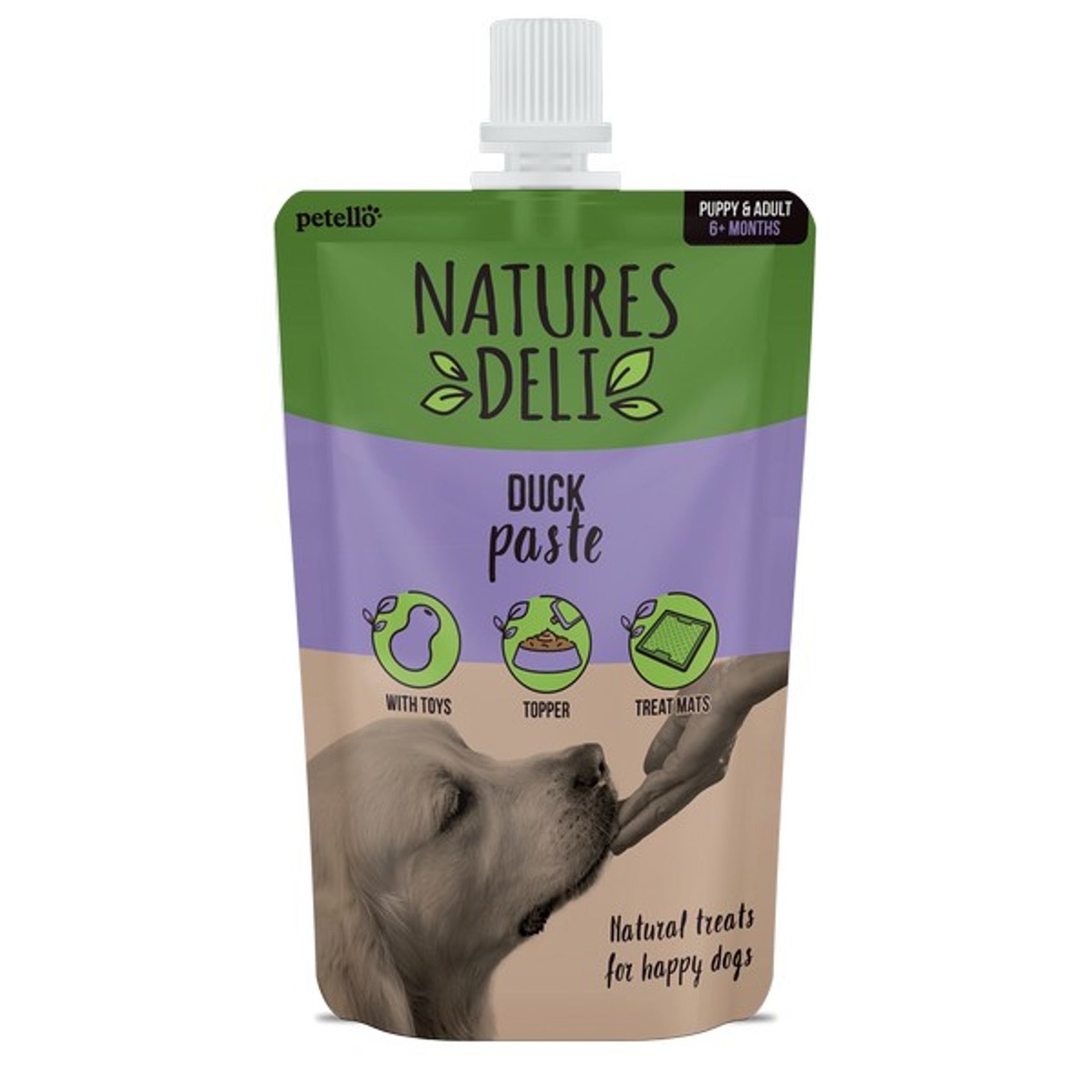 Natures Deli Paste Pouches 100g - Various Flavours - Treat for Dogs