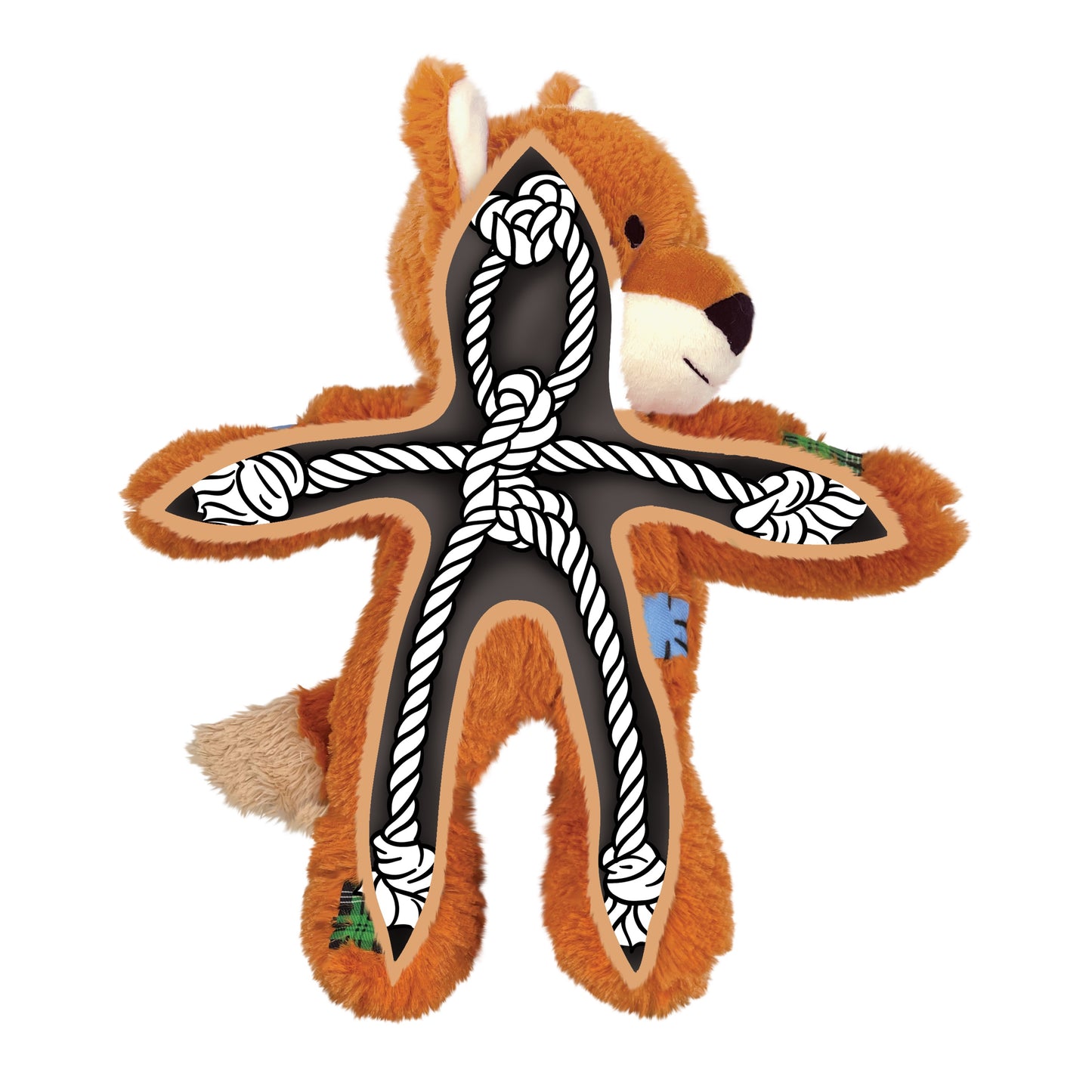 KONG Knots Range Dog Toys with Internal Ropes