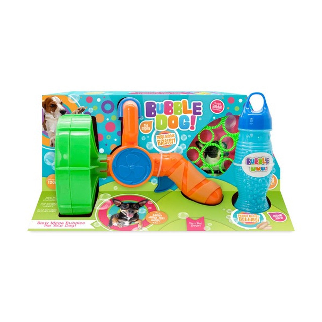 Bubble Dog Electric Bubble Gun Peanut Butter