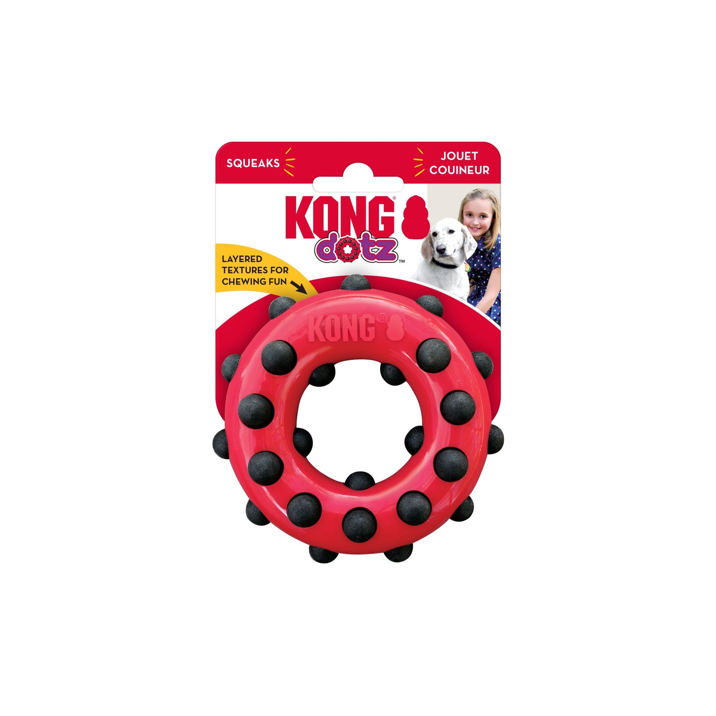 KONG Dotz Chew Toys for Dogs - Perfect for Dental Health
