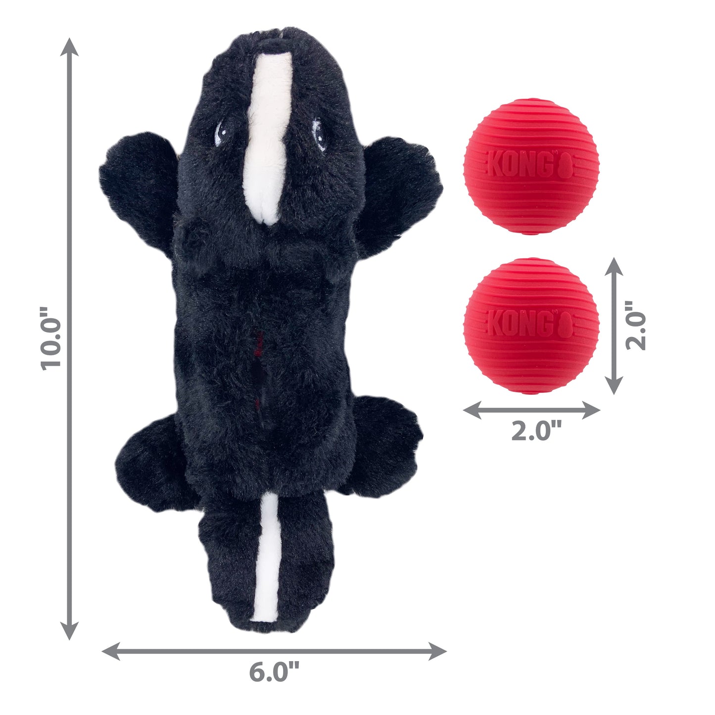KONG Cozie Pocketz Plush Puzzle Dog Toy with Removable Squeaker