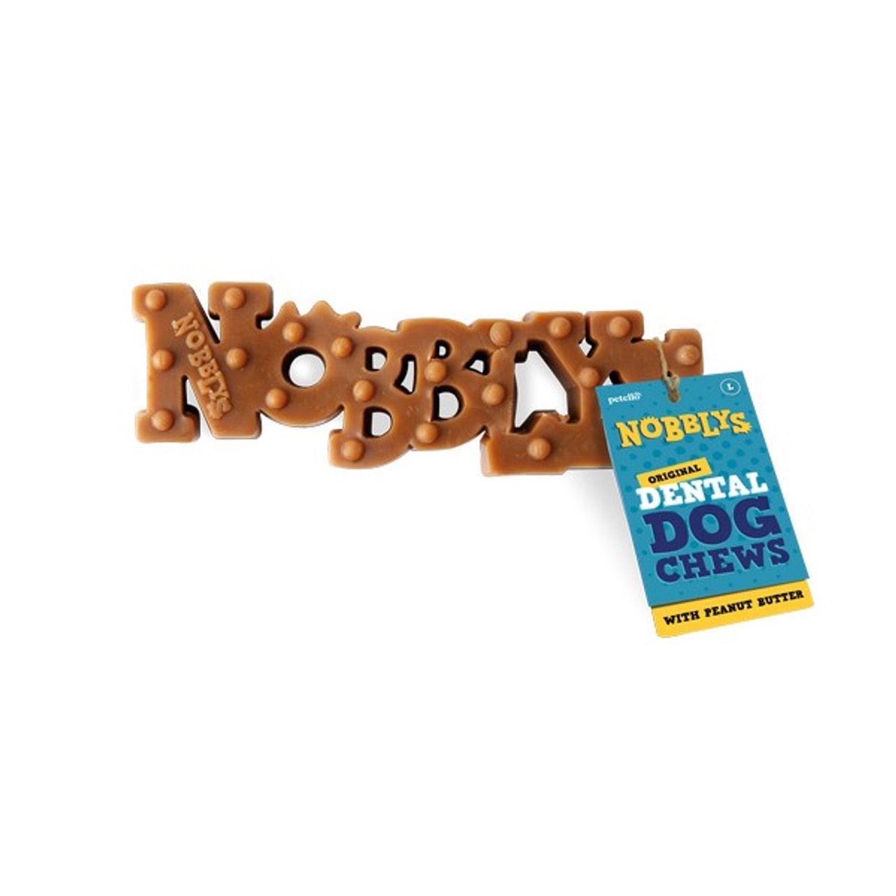 Petello Nobblys Dental Dog Chews - Natural Vegetarian Dental Treats for Dogs