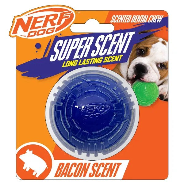 NERF Dog Toys - Giggle Ball, Scented TPR Dog Fetch Toys