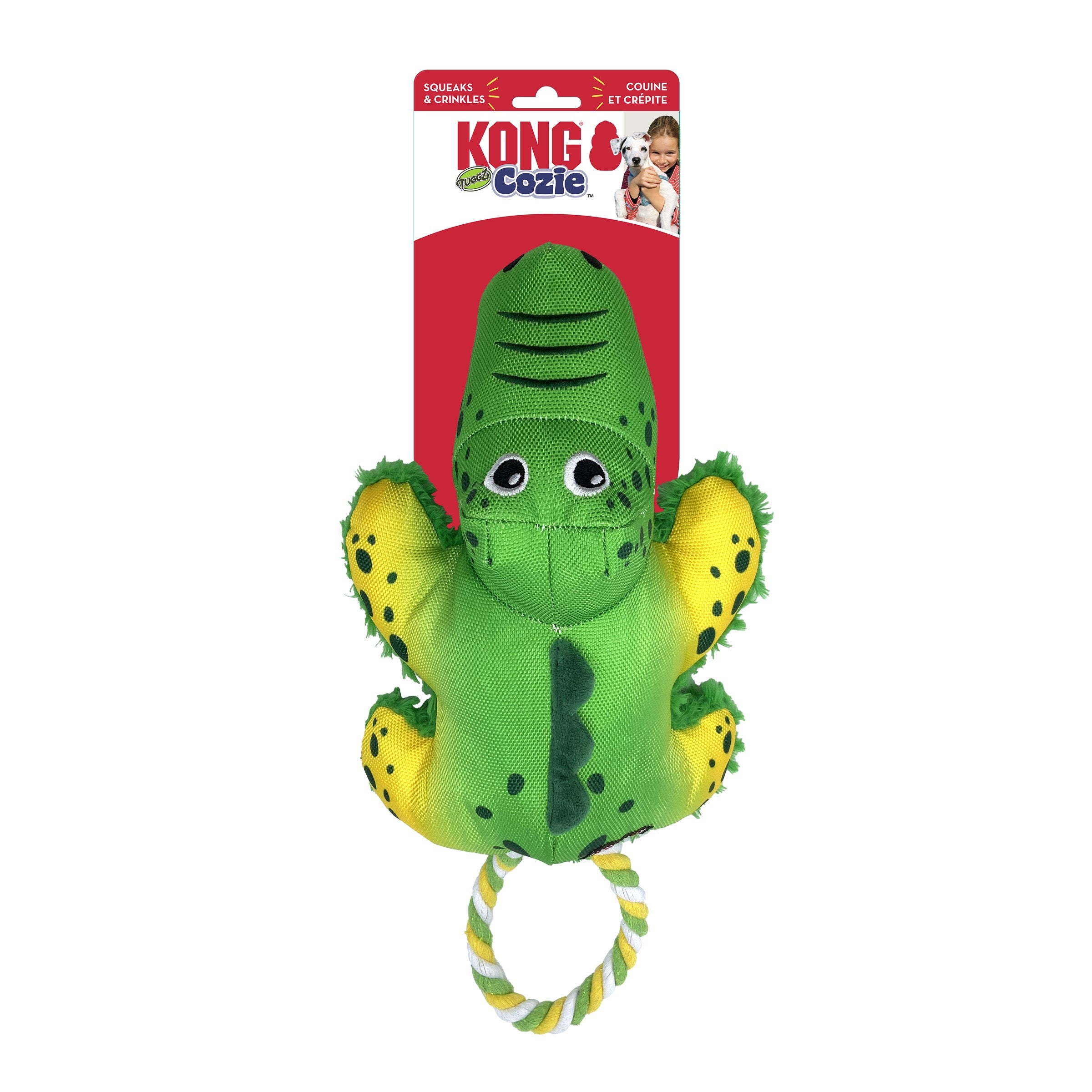 KONG Cozie Tuggz Internal Rope Dog Toys