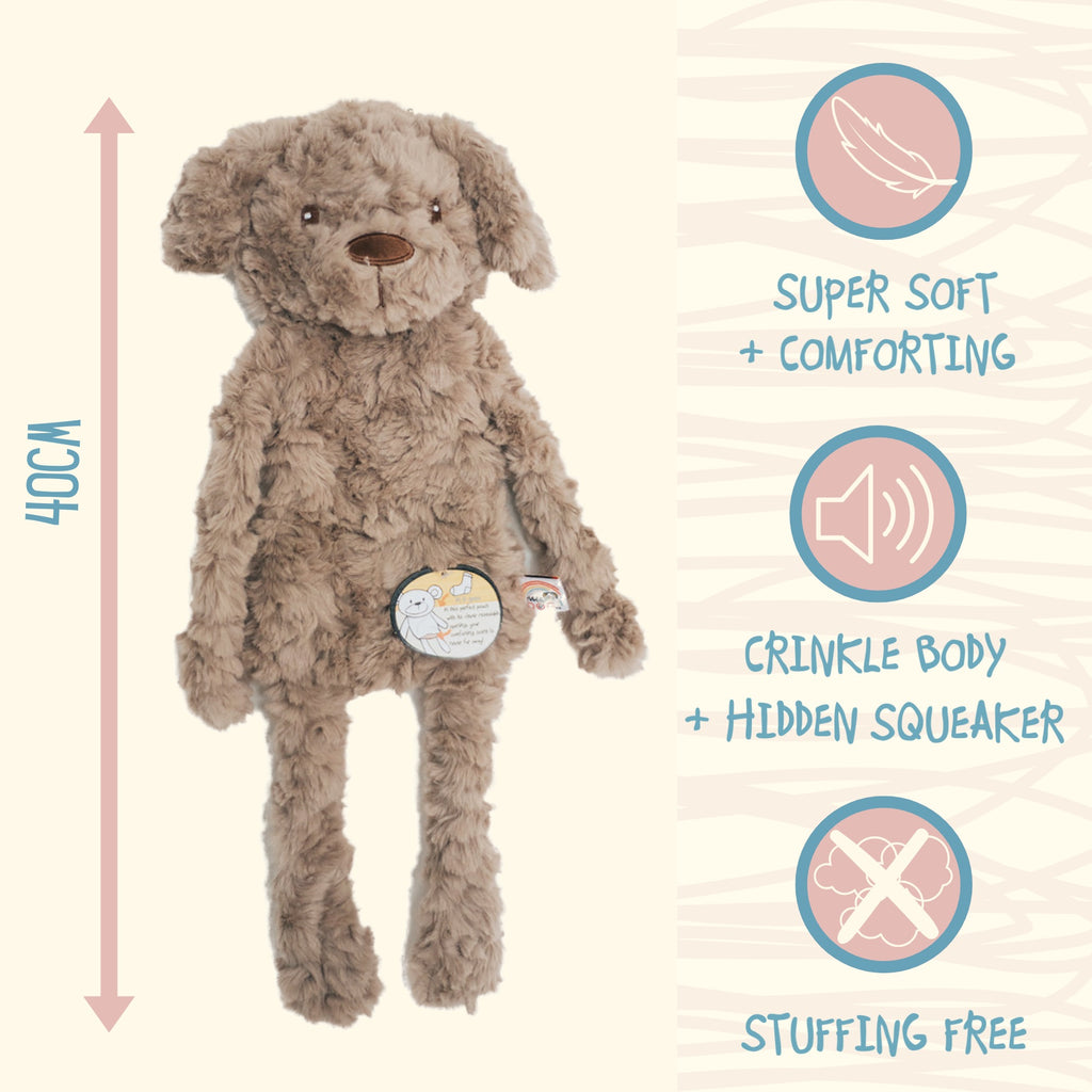 Rosewood - Crinkle and Squeak, No Stuffing - Dog Toy and Comforter