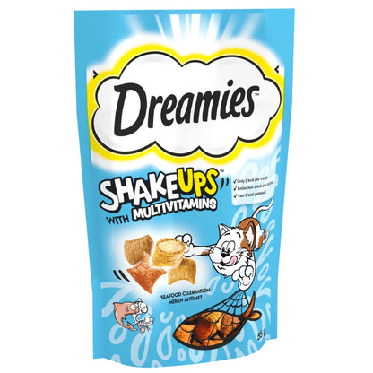 DREAMIES SHAKE UPS Multivitamins Cat Treats Various Flavours