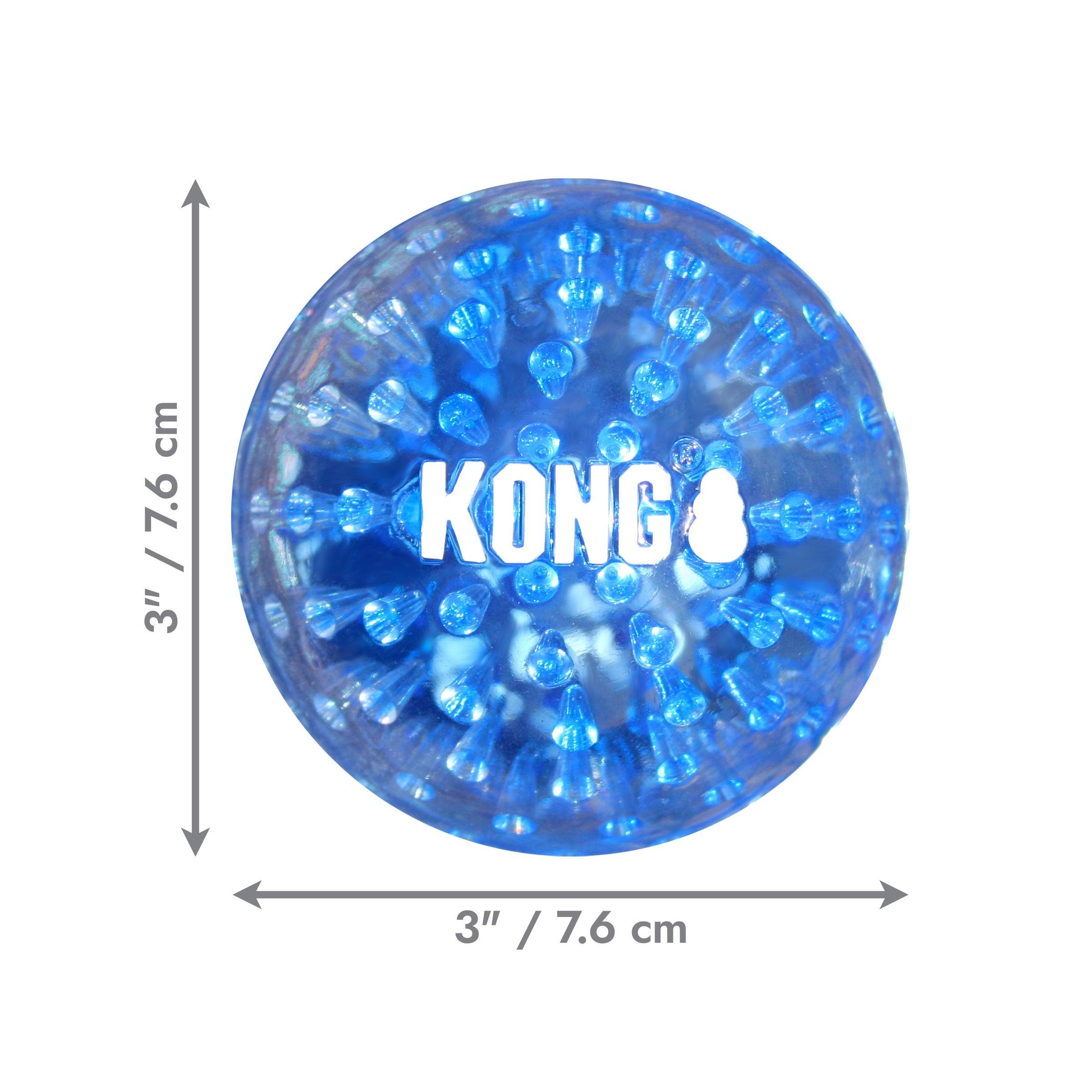 KONG Squeezz Geodz 2-pk Assorted Lg