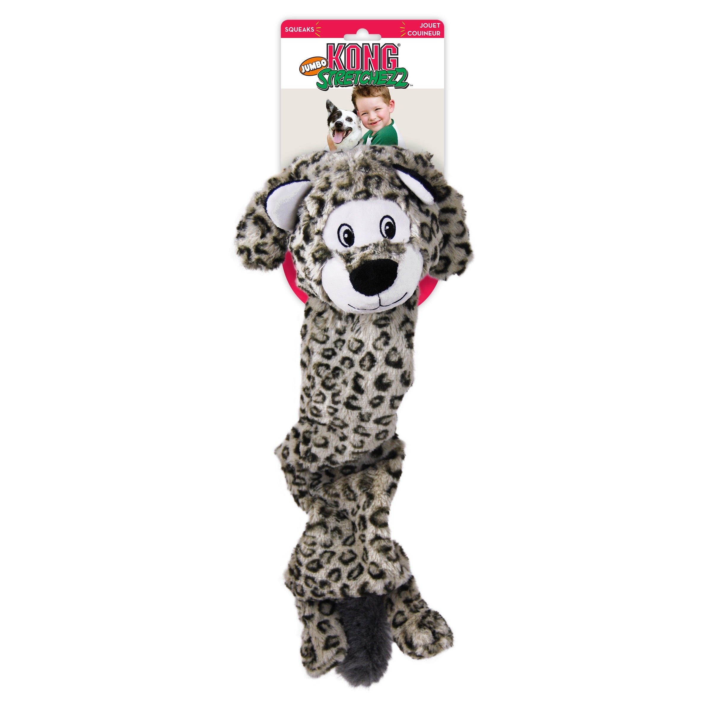 KONG Stretchezz Snow Leopard XL
