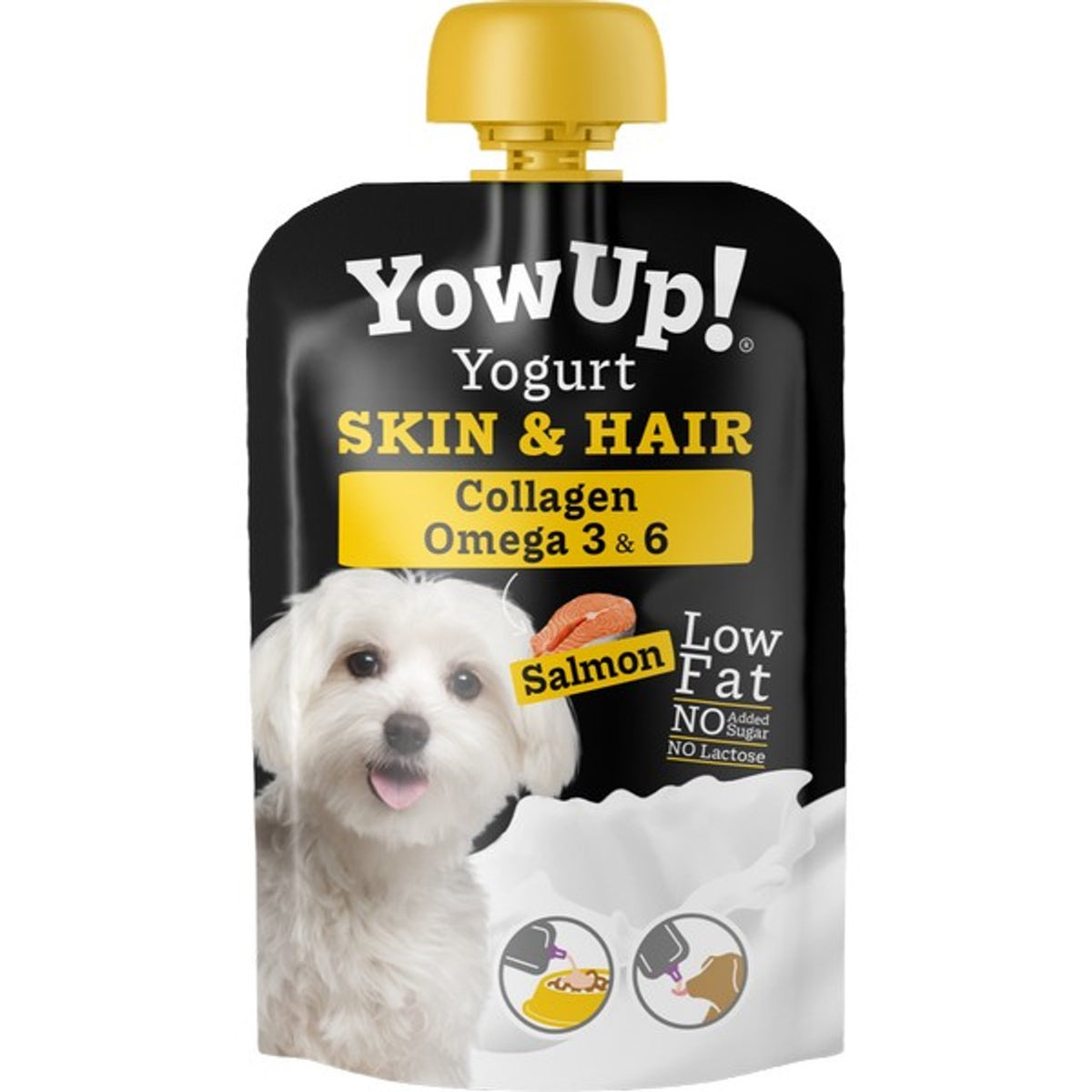 YowUp! Yogurt for Dog's Skin & Hair Collagen Salmon 115g