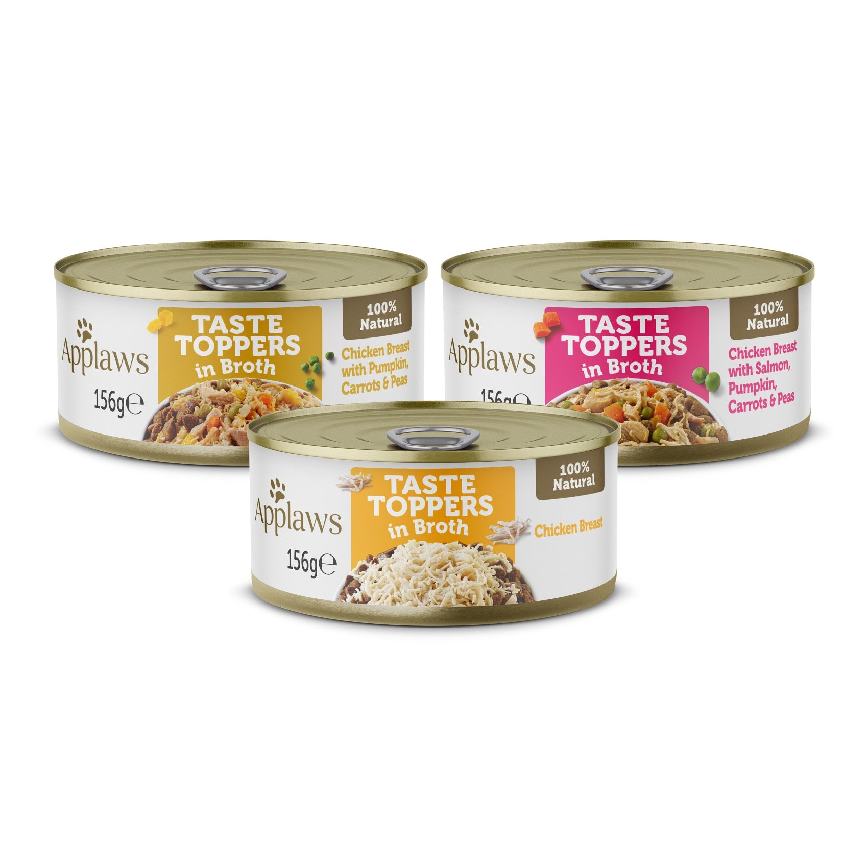 Applaws Taste Toppers Natural Wet Dog Food - Various Flavours -156g tin