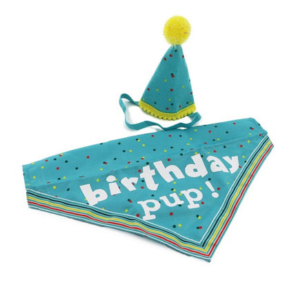 Birthday Party Time - Birthday gifts for Dogs - toy/bandana/hat/cards