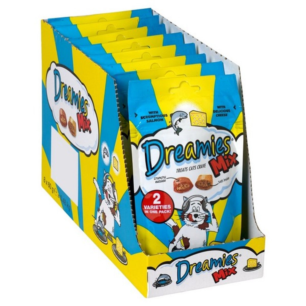 DREAMIES SHAKE UPS Multivitamins Cat Treats Various Flavours