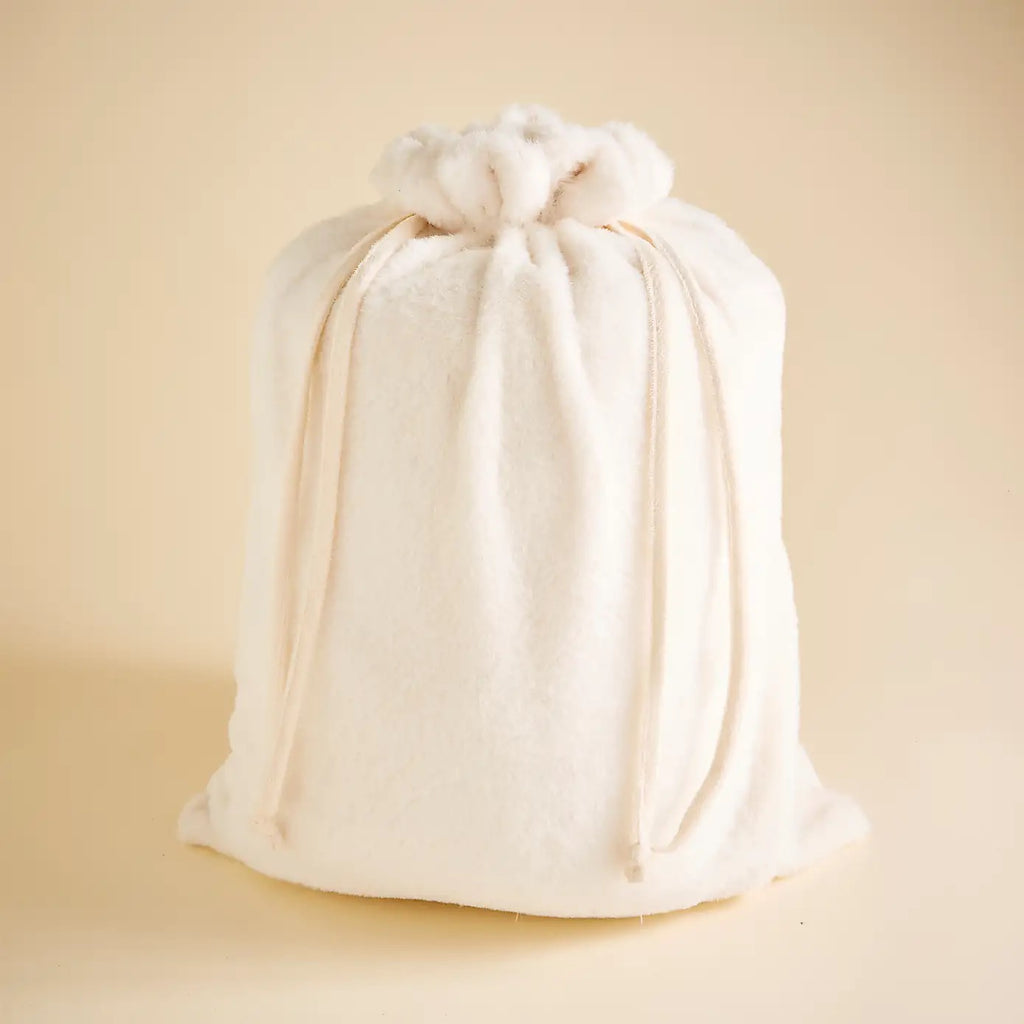 Personalised Embroidered Ivory Christmas Sack