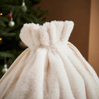 Personalised Embroidered Ivory Christmas Sack