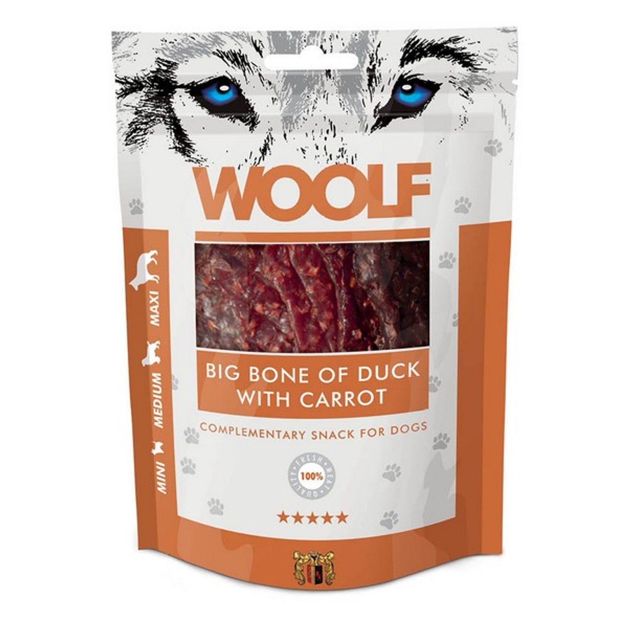 WOOLF All Natural Dog Treats - Classic and Soft Cubes Range 100g
