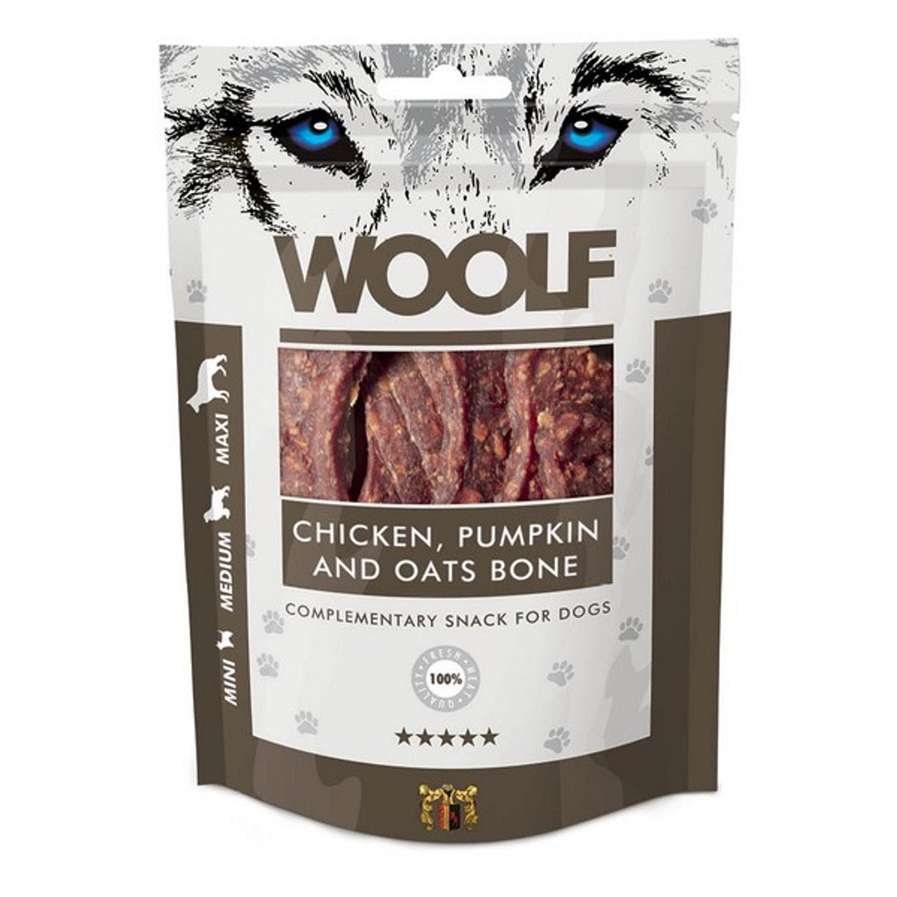 WOOLF All Natural Dog Treats - Classic and Soft Cubes Range 100g