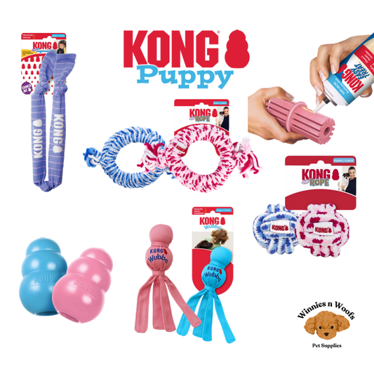KONG Puppy Range - Puppy Essentials Range of Toys for Dogs