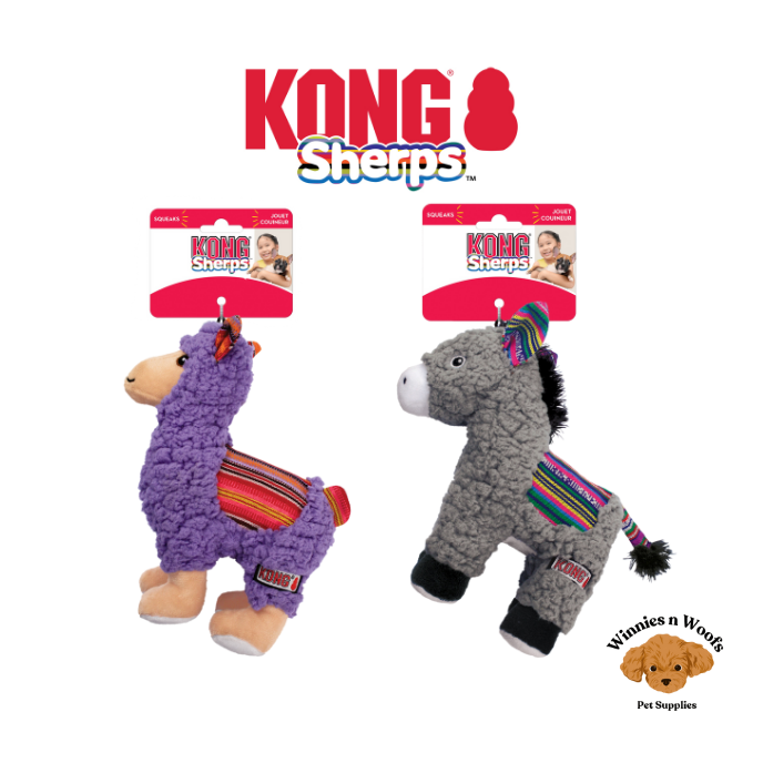 KONG Sherps Plush Dog Toys - Perfect for Your Pet's Fun Playtime